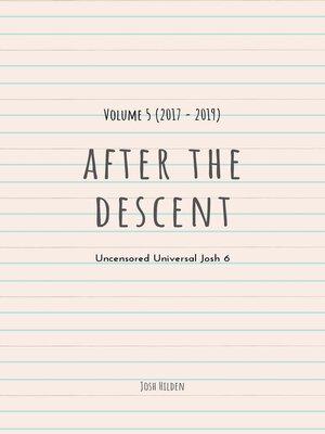 cover image of After the Descent Volume 5 (2017--2019)